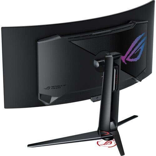 Asus ROG Swift OLED PG34WCDM gaming monitor ― 34-inch (33.9 inch viewable, 3440 x 1440) 800R curved OLED panel, 240 Hz, 0.03 ms (GTG) response time, G-SYNC® compatible, custom heatsink, uniform brightness, ROG Smart KVM, 90 W Type-C®, and ASUS Display Widget Center thumbnail 3