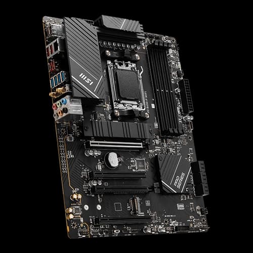 MSI Pro B650-P Wifi Motherboard, AMD B650 Chipset, 4x DDR5, 192GB Memory, PCIe 4.0, AMD Multi-GPU Support, Wifi 6E, 4x EZ Debug LED | 911-7D78-001 thumbnail 3