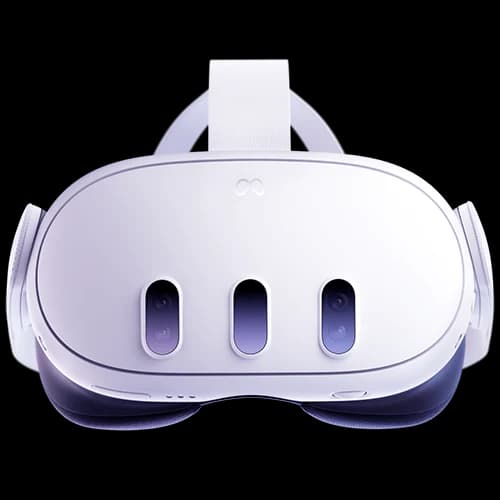 Meta Quest 3 512GB Advanced VR Headset, Snapdragon XR2 Gen 2, 2 RGB cameras with 18 PPD, 3D spatial audio, 2064x2208 Resolution Per Eye, 120Hz Refresh rate thumbnail 2