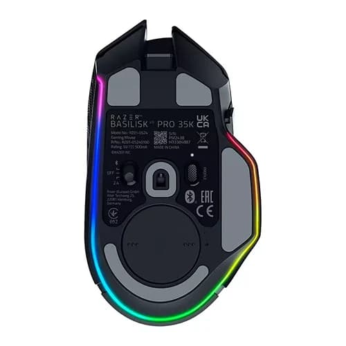 Razer Basilisk V3 Pro 35K Black Wireless Gaming Mouse , 35K DPI, HyperScroll Tilt Wheel, RGB thumbnail 4