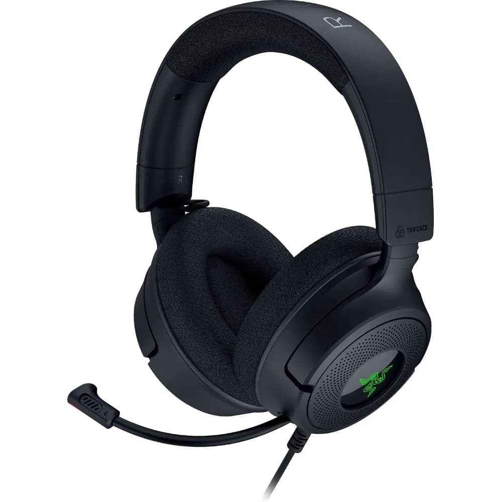 Razer Kraken V4 X Wired Gaming Headset with TriForce 40mm Drivers, 7.1 Surround Sound, Chroma RGB & Type-C/Type-A Cable thumbnail 2