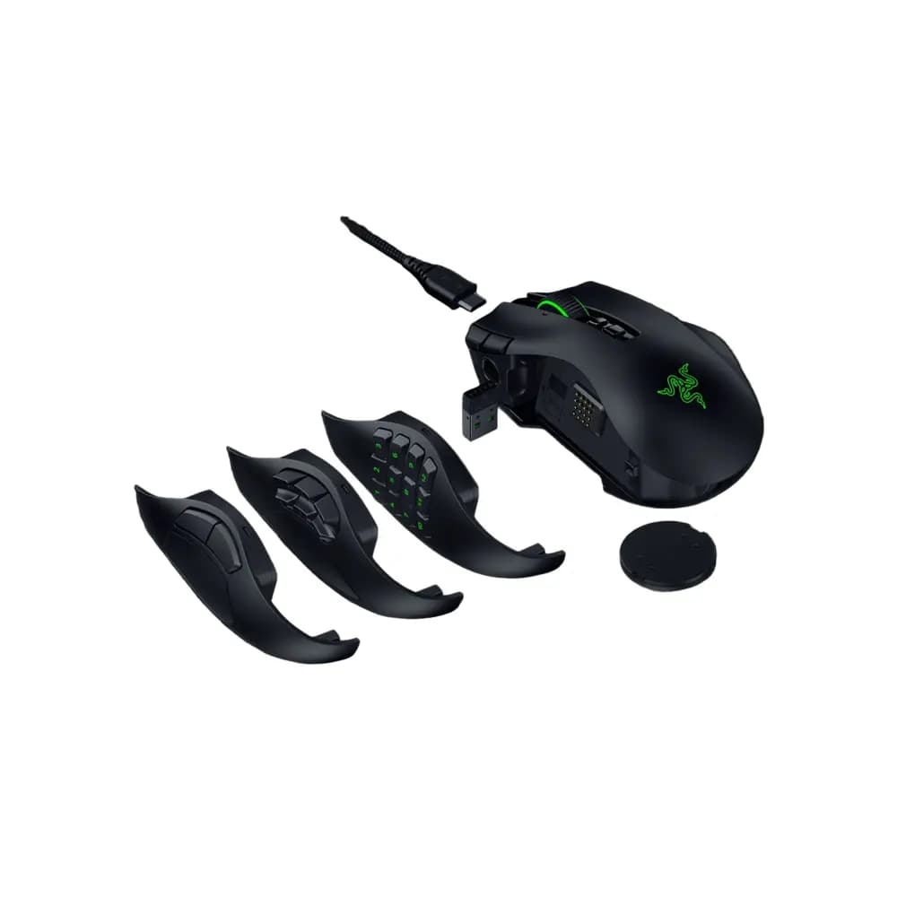 Razer Naga V3 Pro Wireless MMO Gaming Mouse, 23 Programmable Buttons, 3 Swappable Side Plates, Focus Pro 50K Sensor, HyperSpeed Wireless thumbnail 3