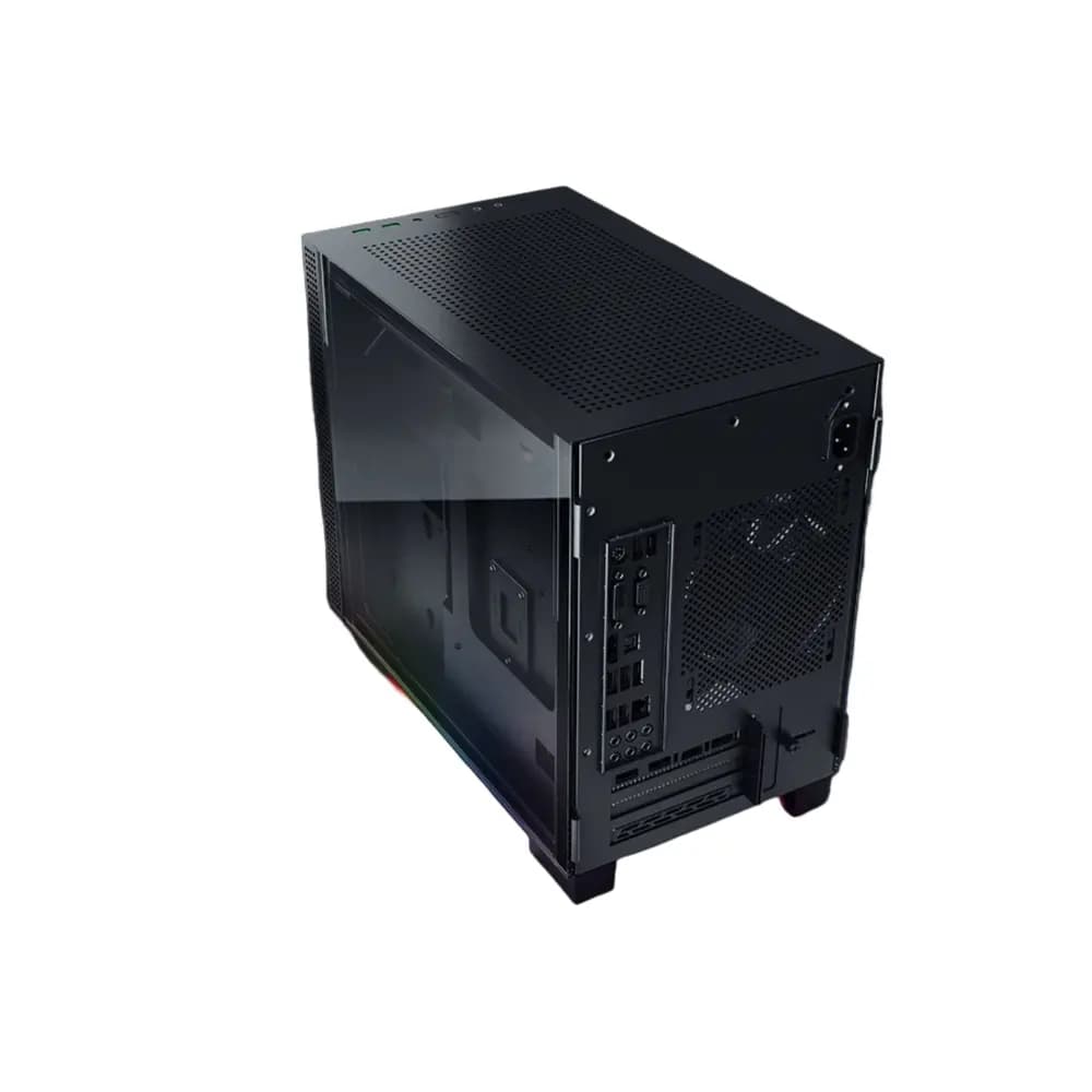 Razer Tomahawk Mini-ITX Gaming PC Case, Tempered Glass, Chroma RGB, 320mm GPU & 240mm Radiator Support thumbnail 3