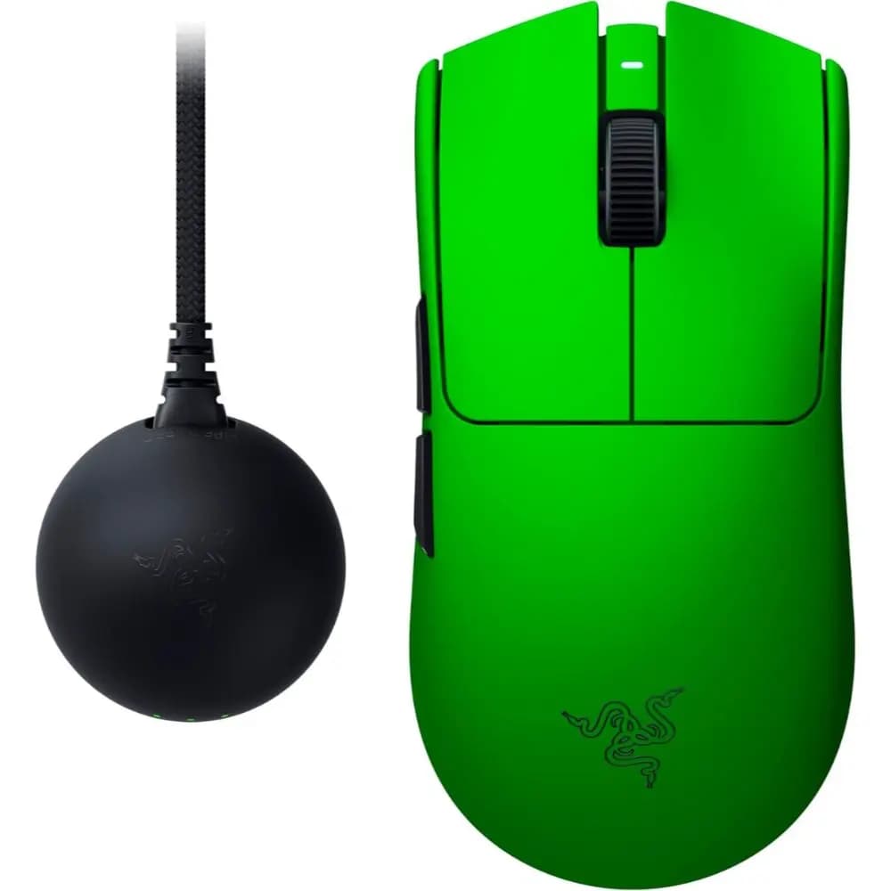 Razer Viper V4 Pro Esports Green Edition Wireless Gaming Mouse with 50K DPI, 8000Hz Polling & 180-Hour Battery