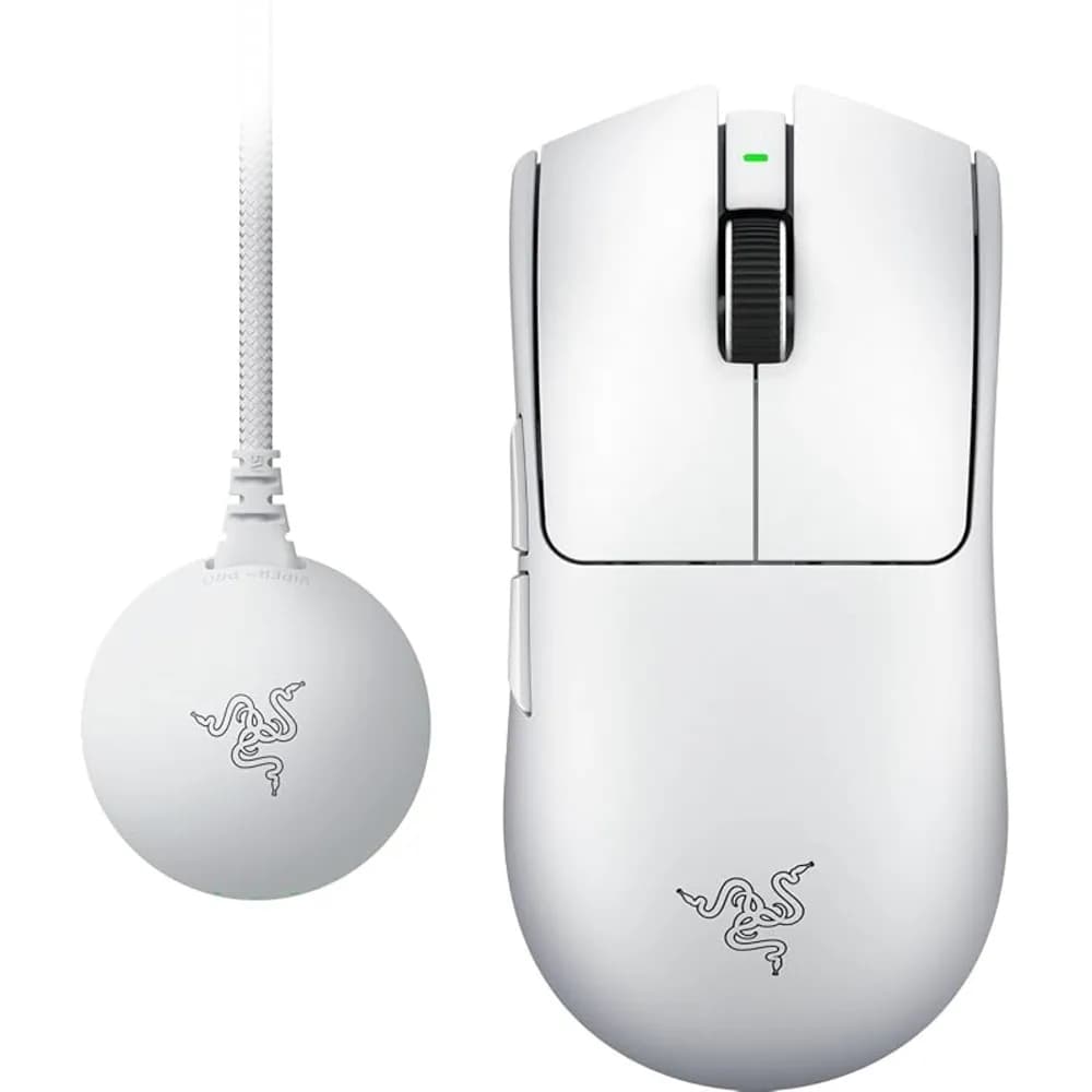 Razer Viper V4 Pro Gaming Mouse White, Right-handed Symmetrical, 50000 DPI, Focus Pro 50K Optical Sensor Gen-3