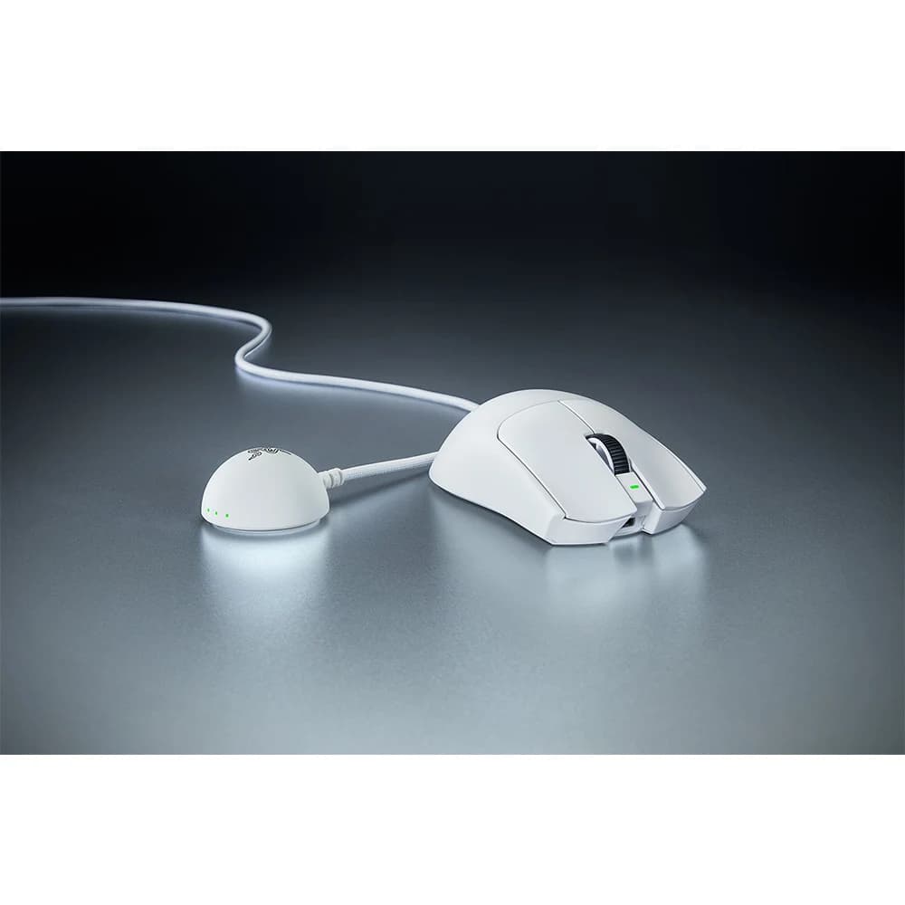 Razer Viper V4 Pro Gaming Mouse White, Right-handed Symmetrical, 50000 DPI, Focus Pro 50K Optical Sensor Gen-3 thumbnail 4