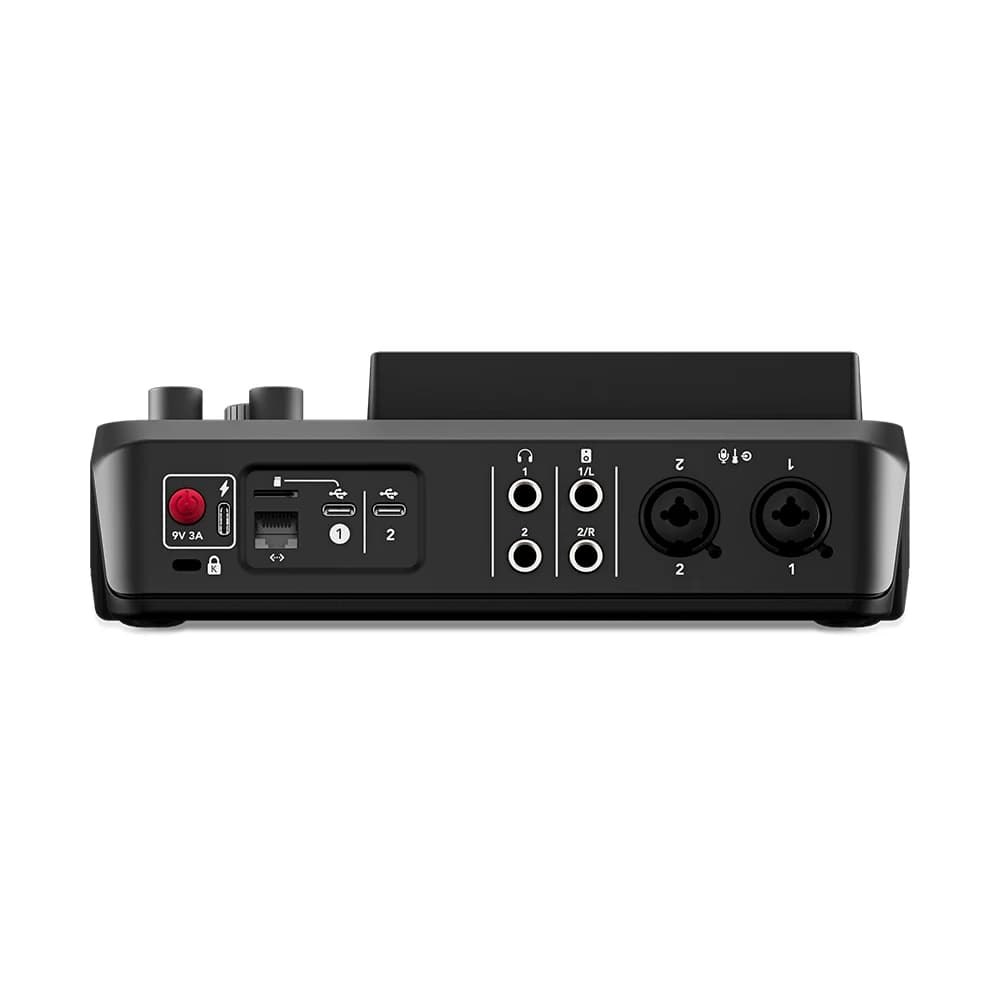 Rodecaster Duo Streaming Mixer Black, 2 mic inputs, SMART pads, 7-channel mixer, built-in wireless receiver, USB-C, touchscreen, Bluetooth, 32-bit multitrack recording thumbnail 4