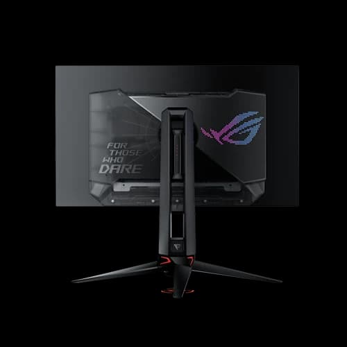 ASUS ROG Swift OLED PG27AQDP QHD  gaming monitor ― 27-inch (26.5-inch viewable) WOLED panel, 480 Hz (above 360Hz), 0.03 ms (GTG), G-SYNC® compatible, custom heatsink, ASUS OLED Care+, AI Assistant, VESA DisplayHDR™ 400 True Black thumbnail 3