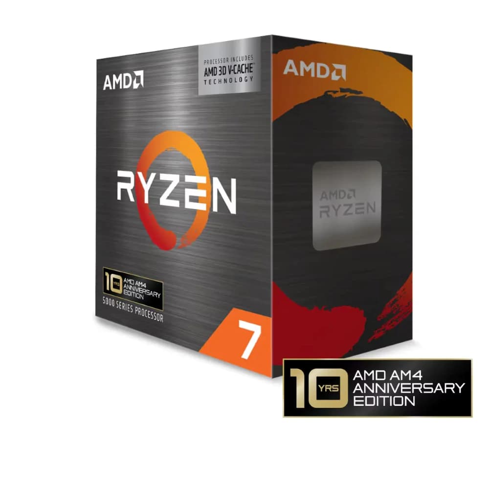 AMD Ryzen 7 5800X3D 10th Anniversary Edition Gaming Processor – 8-Core 16-Thread AM4 CPU with 3D V-Cache thumbnail 4