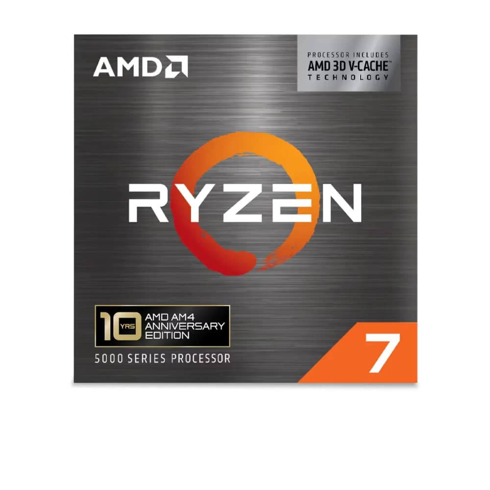 AMD Ryzen 7 5800X3D 10th Anniversary Edition Gaming Processor – 8-Core 16-Thread AM4 CPU with 3D V-Cache thumbnail 2