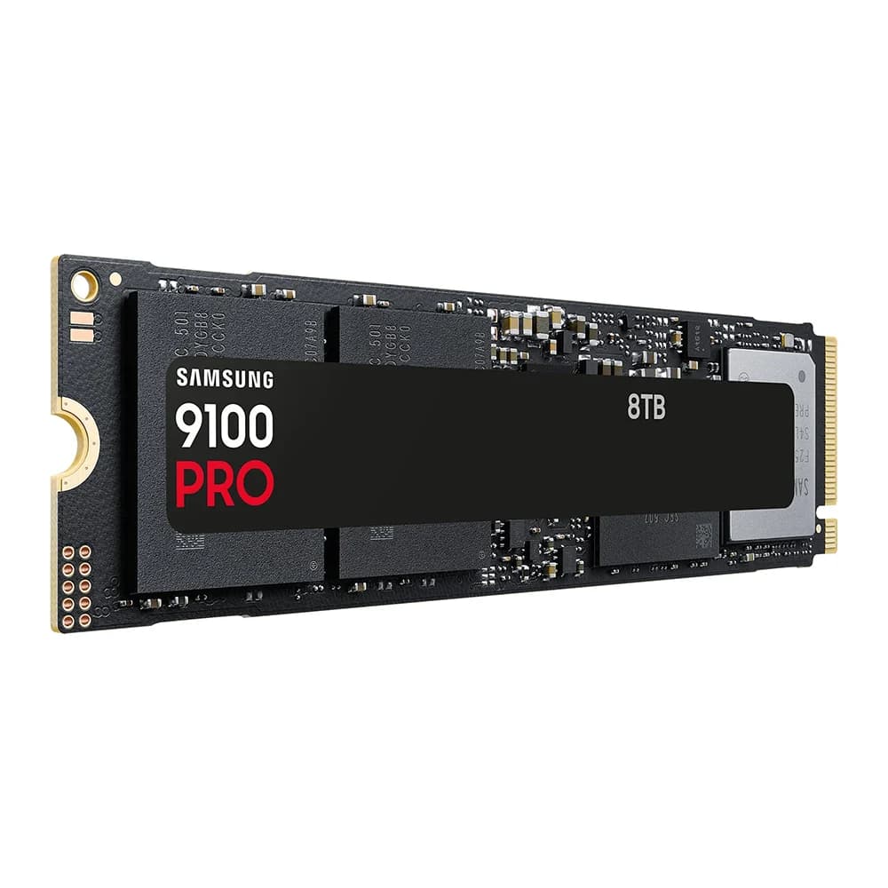 Samsung 9100 PRO NVMe M.2 SSD 8TB Black, PCIe 5.0, 14800MB/s Read, 13400MB/s Write, Internal SSD for Gaming, Video Editing and AI PCs thumbnail 3