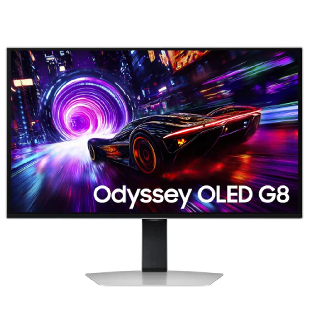 SAMSUNG Odyssey G8 Gaming Monitor, 27Inch 4K UHD OLED Display, 240Hz Refresh Rate, 0.03ms (GTG) Response Time, FreeSync Premium Pro
