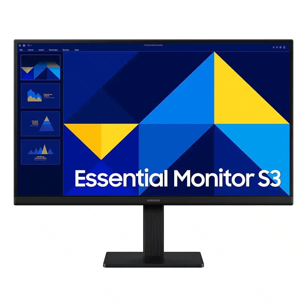 SAMSUNG S3 S30GD 27 Inch Essential Monitor, IPS Display, FHD Resolution, 100Hz Refresh Rate, 5ms (GtG) Response Time, Flicker-Free Technology, 16.7m Color Support