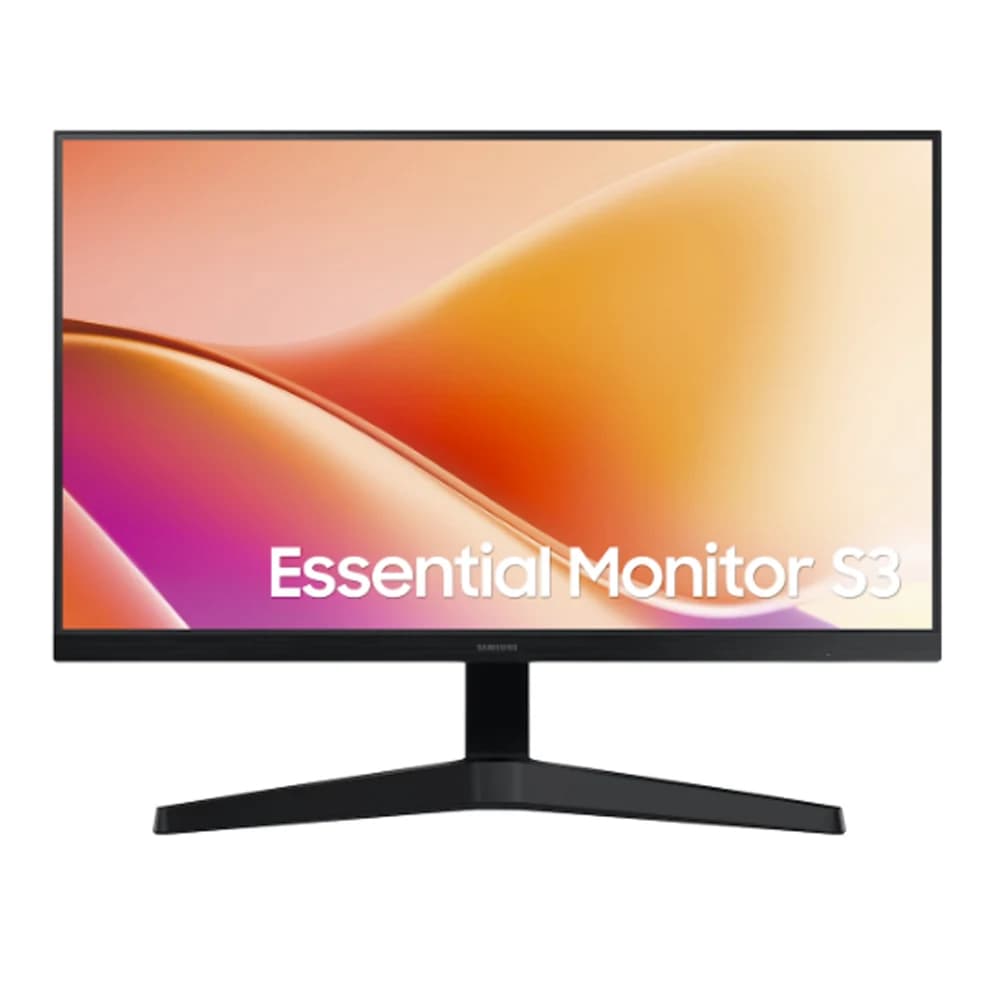 SAMSUNG 24 Essential Monitor S3 S33GF full HD 100Hz, VA Display, FHD Resolution, 100Hz Refresh Rate, 5ms (GtG) Response Time, 16.7m Max Color Support