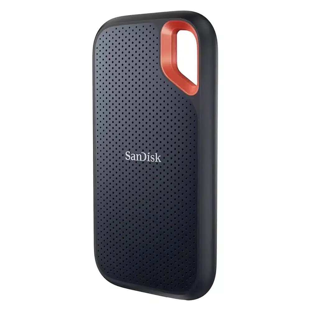 SanDisk 8TB Extreme Portable SSD, USB 3.2 Gen 2 Type-C, Up to 1050MB/s Read & Write Speeds, 256-Bit AES Hardware Encryption, Carabiner Loop, IP65 thumbnail 2