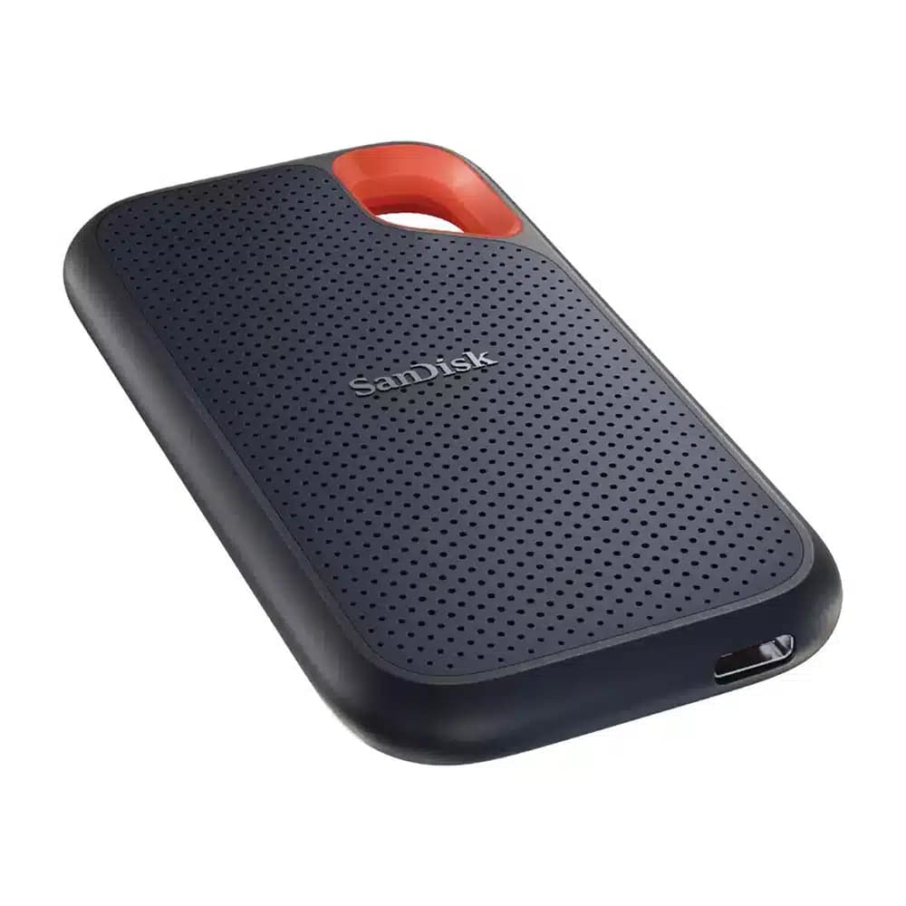SanDisk 8TB Extreme Portable SSD, USB 3.2 Gen 2 Type-C, Up to 1050MB/s Read & Write Speeds, 256-Bit AES Hardware Encryption, Carabiner Loop, IP65 thumbnail 3