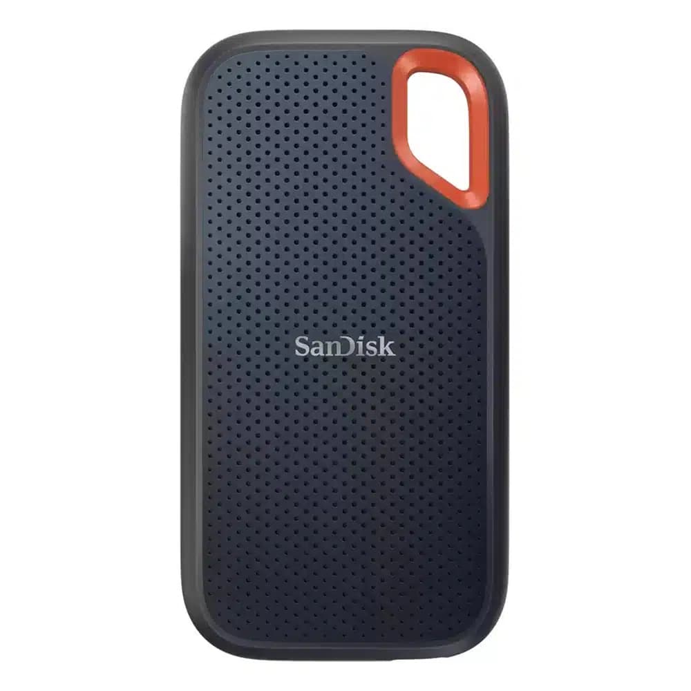 SanDisk 8TB Extreme Portable SSD, USB 3.2 Gen 2 Type-C, Up to 1050MB/s Read & Write Speeds, 256-Bit AES Hardware Encryption, Carabiner Loop, IP65