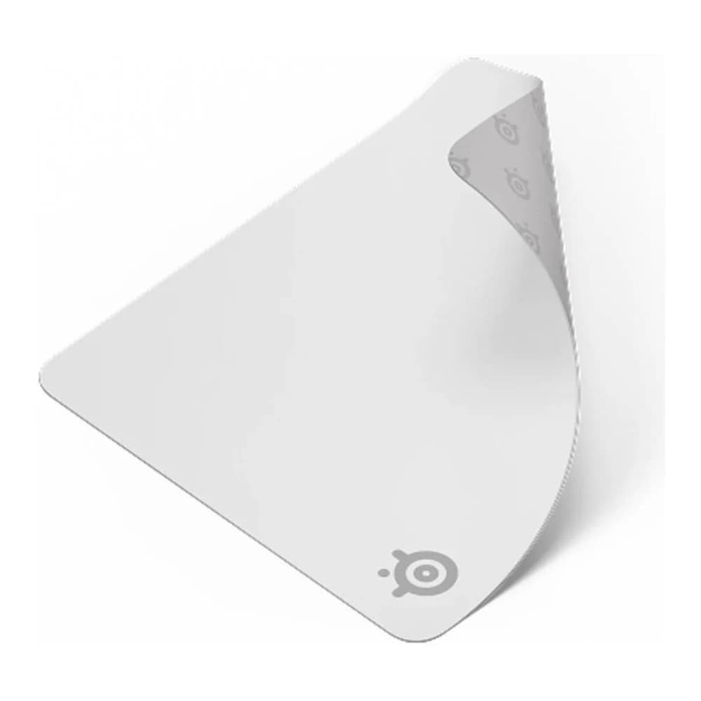 SteelSeries QcK Large Mousepad White, (450 x 400 x 2 mm) Size, Legendary Micro-Woven Cloth, Non-Slip Rubber Base thumbnail 2