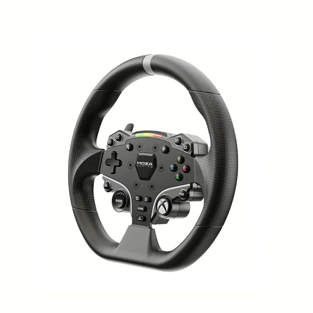 MOZA ESX Steering Wheel RS052, 280mm Sim Racing Wheel, PC & Xbox Compatible, 22 Programmable Buttons, RPM LED Lights, Black thumbnail 2