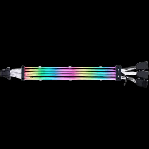 Lian Li STRIMER PLUS V2 12VHPWR Addressable RGB Extension Cable, 12+4-PIN to 12+4-PIN, 8 Light Guides, for GPU connector thumbnail 2