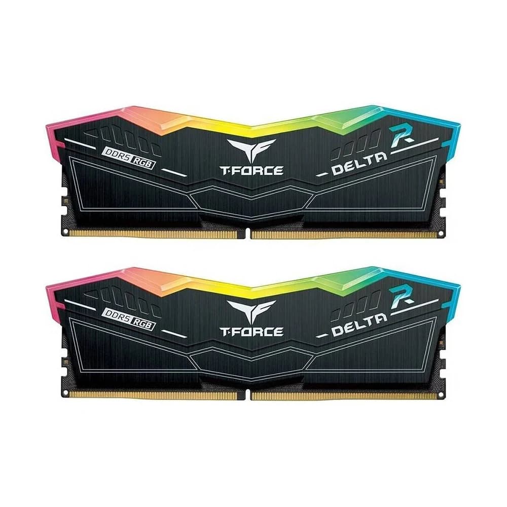 T-Force Delta RGB 32GB (16GB x 2) DDR5, 6000 CL30 - Black