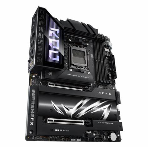 ASUS ROG CROSSHAIR X870E HERO AM5 Motherboard, DDR5 192GB Max Support EXPO, AI Intelligence, Wi-Fi 7, 2 x USB4 Ports