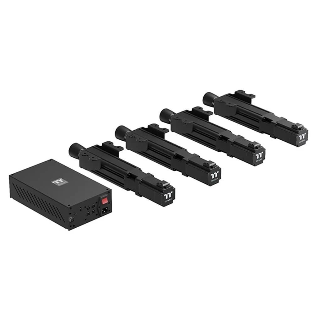 Thermaltake GM5 3DOF Motion System Black, Long-Stroke Dynamic Response, Slow & Stable Response, Quick Detail Response, Response to Tilting From Various Angles
