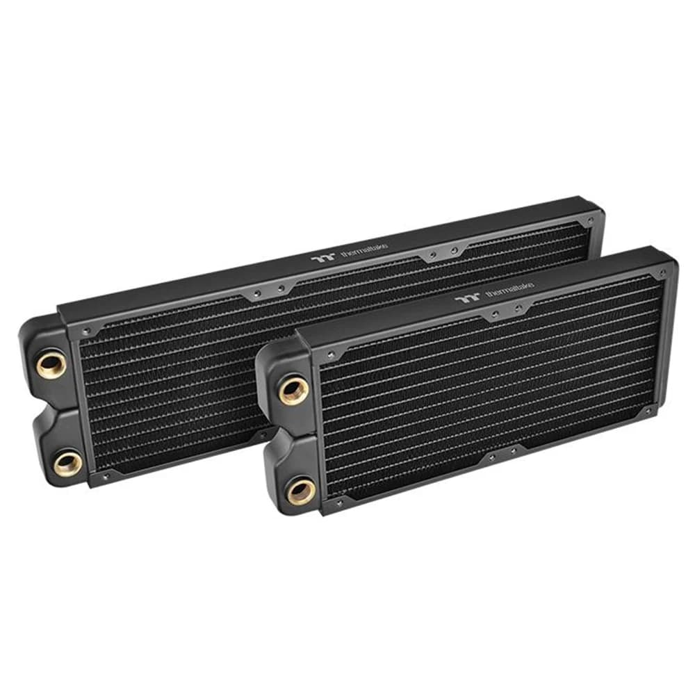 Thermaltake Pacific C360 Radiator Black, Copper Material, 12 Set Flat Tube, G1/4 * 2 Screw Thread, 17 Fin per Inch