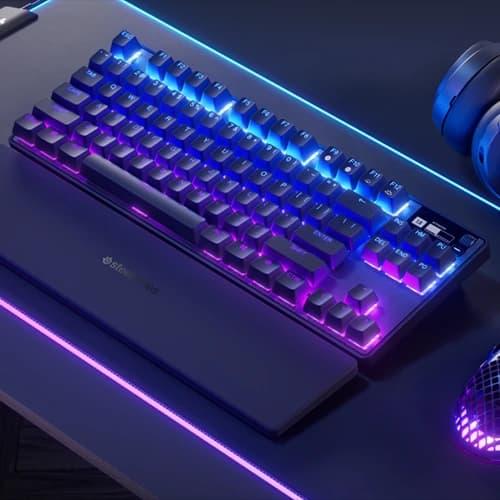 SteelSeries APEX PRO TKL WIRELESS (2023) Esports Keyboard, OmniPoint 2.0 Adjustable HyperMagnetic switches, 2-IN-1 ACTION KEYS, Lag-free Quantum 2.0 Dual Wireless thumbnail 3