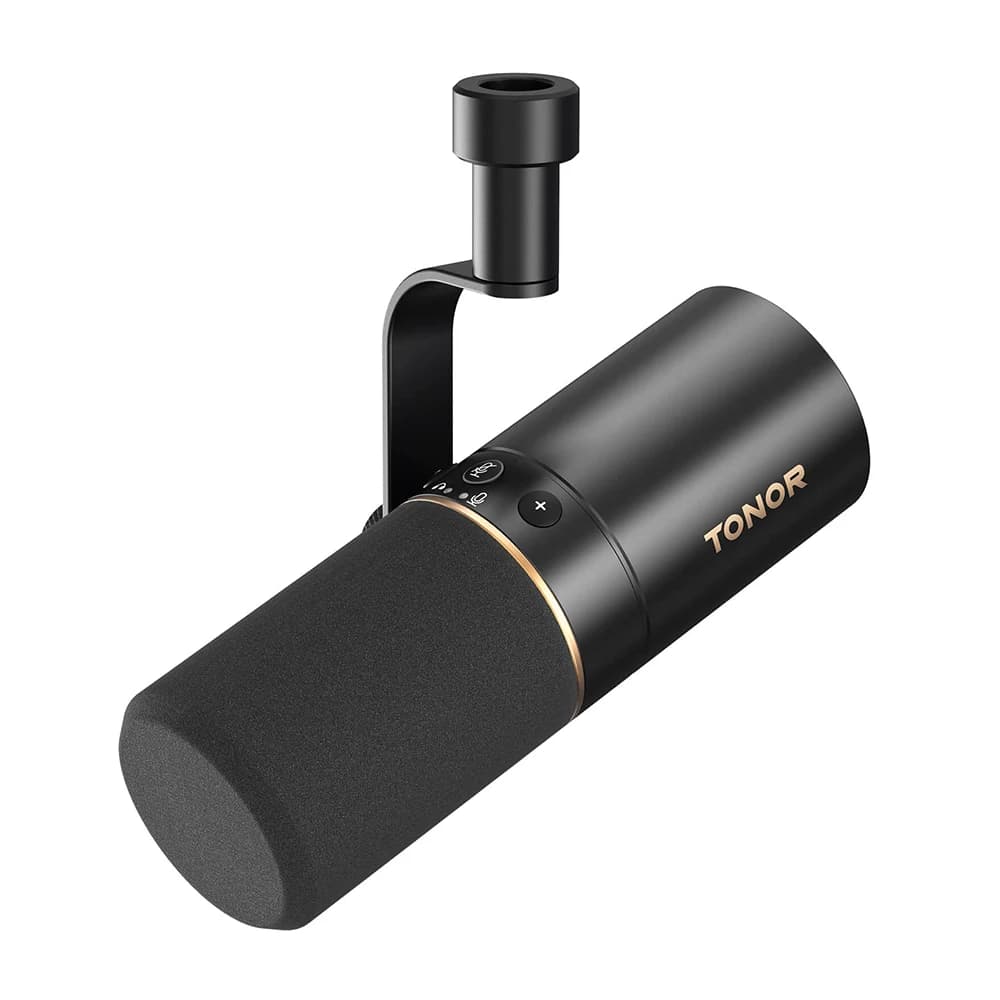 TONOR TD510 USB/XLR Dynamic Microphone, XLR/USB Mic for Recording, Streaming, XLR Cardioid Studio Mic with Quick Mute, 3.5mm Headphone Jack, Volume Control Microfono, 200 cm/78inch CableXLR/USB Mic for Recording, Streaming, XLR Cardioid Studio Mic with Quick Mute, 3.5mm Headphone Jack, Volume Control Microfono, 200 cm/78inch Cable