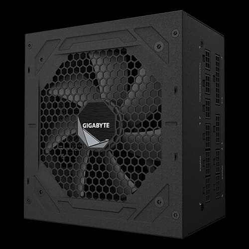 Gigabyte UD1000GM PG5 1000W Power Supply, 80 PLUS Gold, 120mm Smart Hydraulic Bearing (Hyb) Fan, Active PFC, Main Japanese Capacitors, Support PCIe Gen 5.0 GPU thumbnail 2