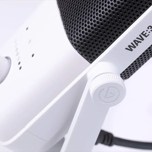 Elgato Wave:3 - USB Condenser Microphone, Digital Mixer for Streaming, Recording, Podcasting - Clipguard, Capacitive Mute thumbnail 4