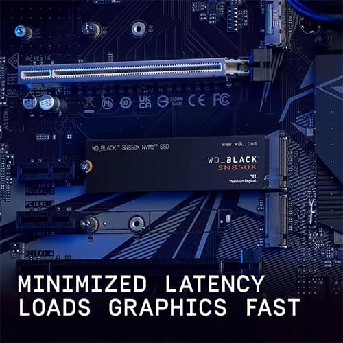 WD_BLACK SN850X NVMe 4TB SSD, Without Heatsink, 2400TBW, PCIe Gen4 x4, M.2 2280 Form Factor thumbnail 3