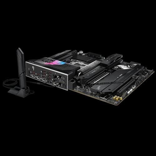 ASUS Rog X870E E GAMING WIFI Motherboard, AI Overlocking, AMD Socket AM5, AMD X870E Chipset, DDR5 192GB Max, Wi-Fi 7, ROG SupremeFX 7.1 Surround, 256 Mb  Flash ROM | 90MB1IBO-MOEAYO thumbnail 2