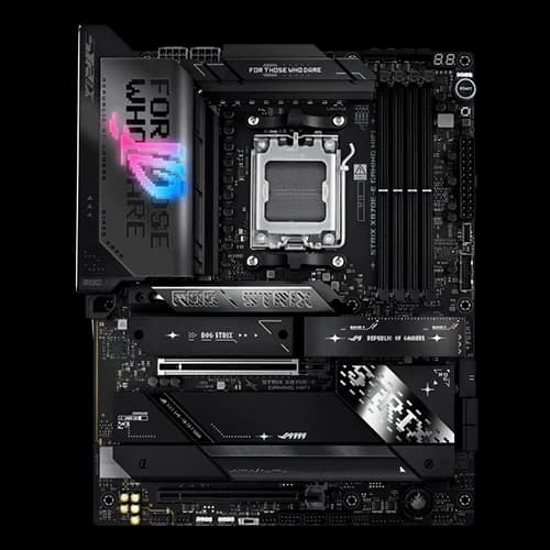 ASUS Rog X870E E GAMING WIFI Motherboard, AI Overlocking, AMD Socket AM5, AMD X870E Chipset, DDR5 192GB Max, Wi-Fi 7, ROG SupremeFX 7.1 Surround, 256 Mb  Flash ROM | 90MB1IBO-MOEAYO thumbnail 3