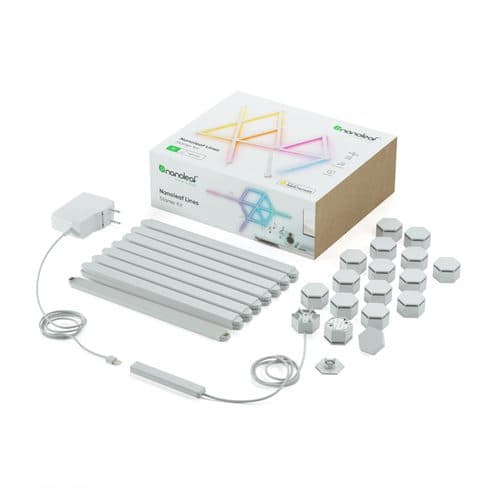 Nanoleaf Lines Starter Kit | 15 Light Lines | NL59-K-6002LW-15PK-UK