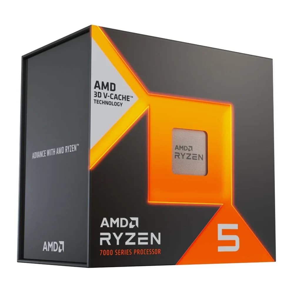 AMD Ryzen 5 7500X3D 6 Core AM5 Desktop Processor, 6 Core, 12 Threads, 128 GB DDR5 5200, Zen 4