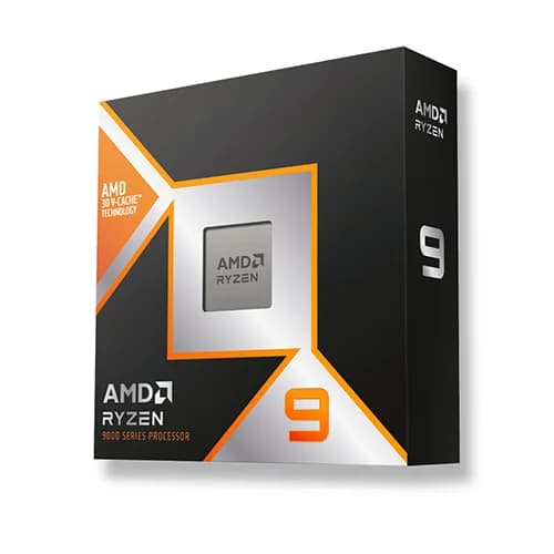 AMD Ryzen 9 9900X3D Gaming and Content Creation Processor Boxed, AMD, 12 Cores, 24 Threads, Zen 5, 192GB DDR5 Memory, 4.4GHz, OS Support, PCIe 5.0