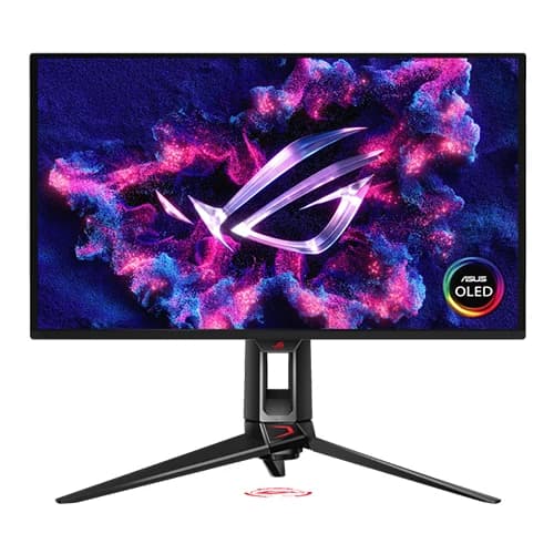 ASUS ROG Swift OLED PG27UCDM Gaming Monitor, 26.5 inch, 240Hz Refresh Rate, 4K (3840 x 2160) QD-OLED Display, Premium Pro & G-SYNC