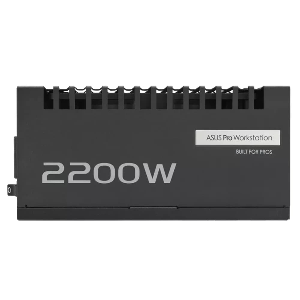 ASUS Pro WS 2200W 80 PLUS Platinum Power Supply Black, GeForce RTX 5080 Graphics Cards, ATX 3.1, PCIe 5.1