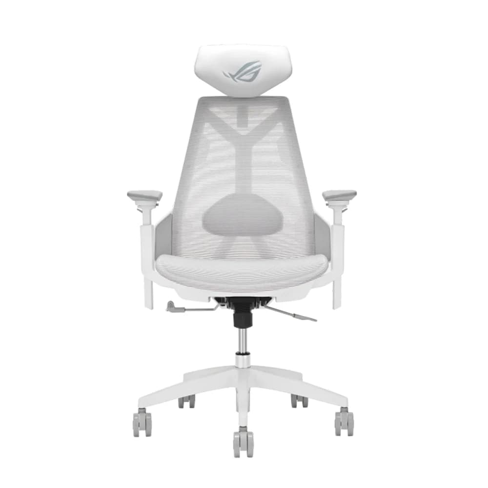 Asus SL400C ROG Destrier Core Ergo Gaming Chair White, Ergonomic Design, Premium Comfort, Adjustable Armrests