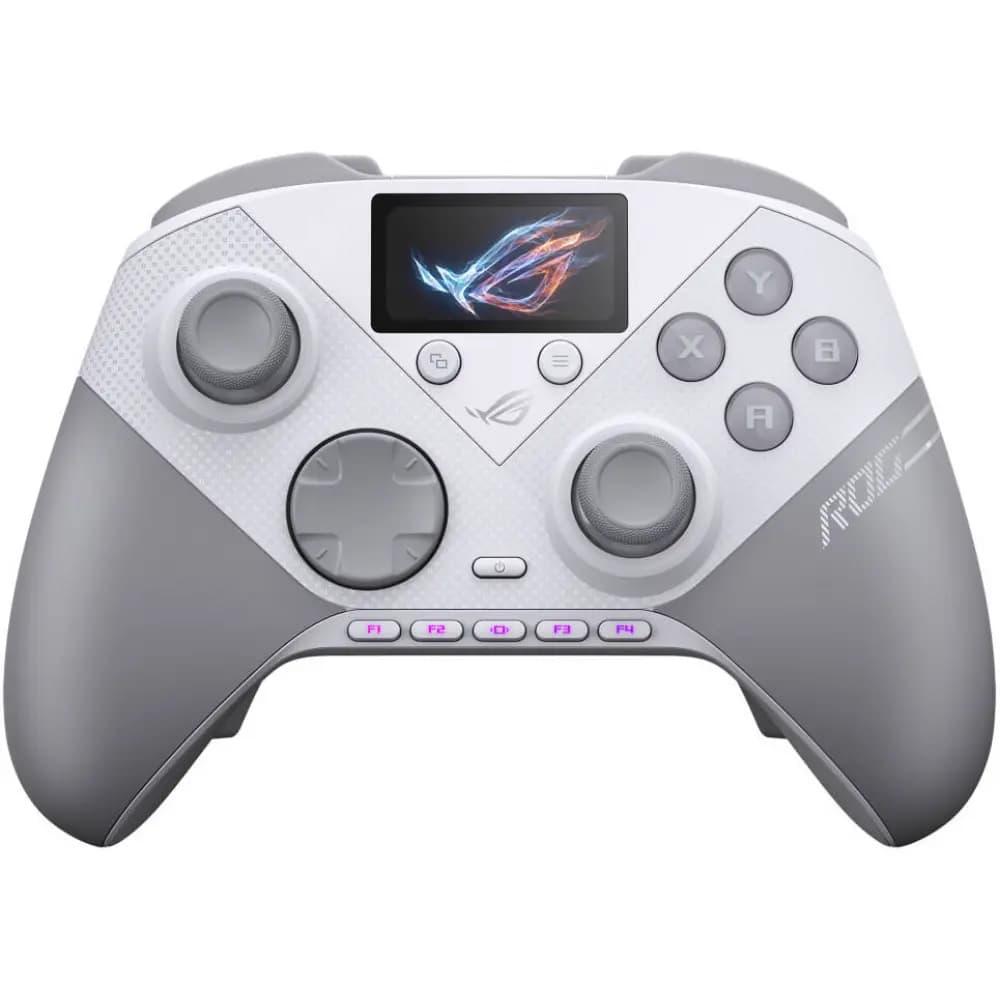 ASUS ROG Raikiri II Pro PC Controller White, 8K Polling, TMR Joysticks, Tri-Mode & RGB
