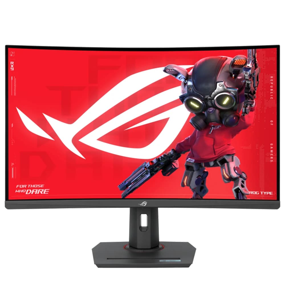 ASUS ROG Strix XG32WCS Curved Gaming Monitor, 32-inch QHD Fast VA Display, 180Hz Refresh Rate, 1ms (GtG) Response Time, AMD FreeSync Technology