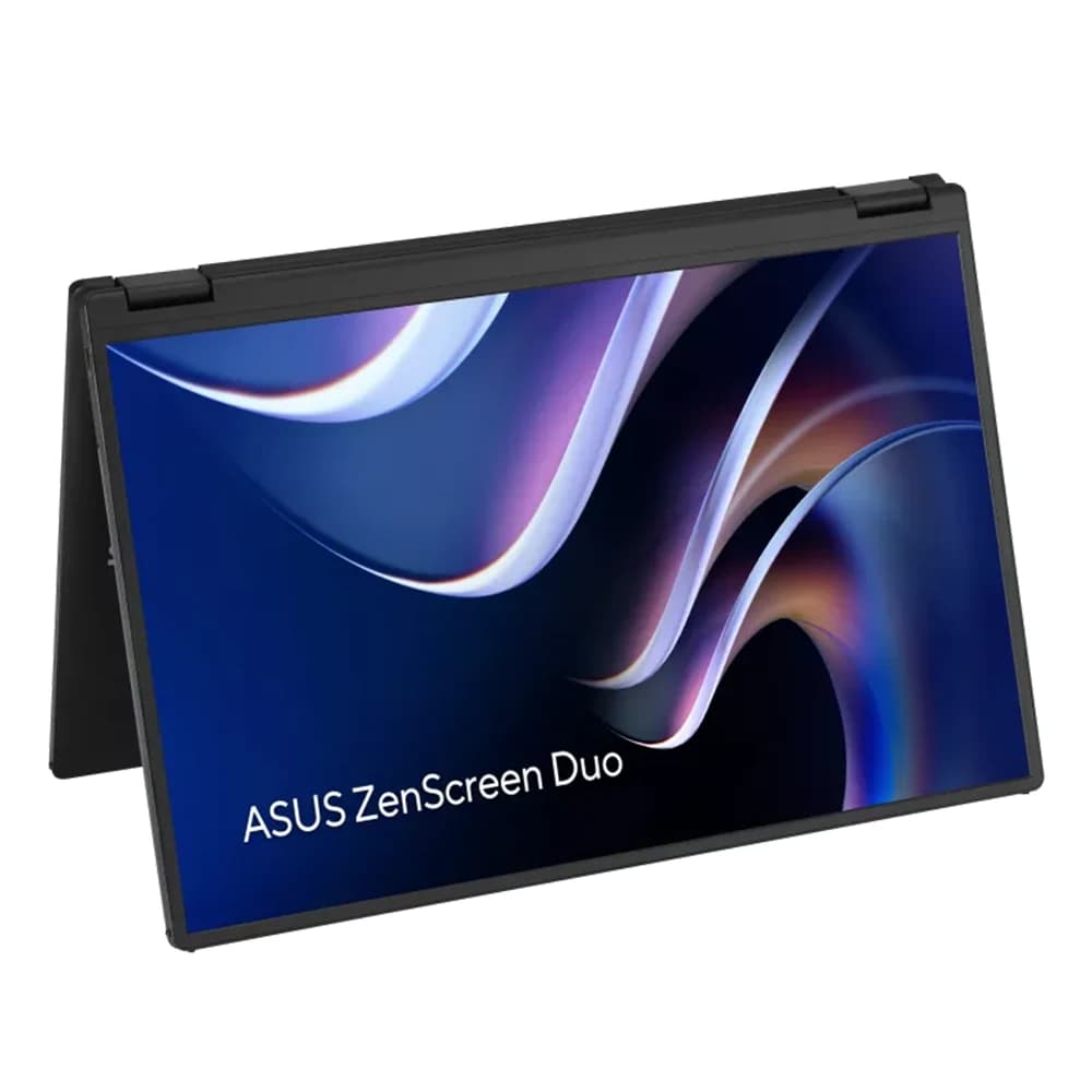 ASUS ZenScreen Duo MB14FCD 360 Degree Foldable Portable Monitors, Dual 14-inch, 16:10, 1920x1200 WUXGA, IPS Panel, Dual USB Type-C, auto-rotate