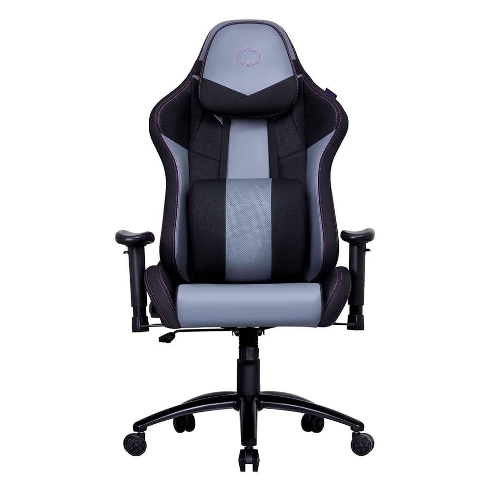 Cooler Master Caliber R3 Gaming Chair Black, Adjustable Lumbar Support, 180° Reclining, Reinforced Steel Frame, Memory Foam, Breathable PU, Class 4 Gas Lift, 2D Armrests