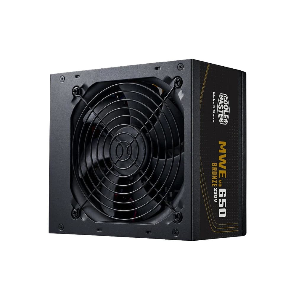 Cooler Master MWE Bronze 650 V3 230V Power Supply, 650W, Non Modular, HDB, 80 PLUS Bronze EU 230V, Active PFC, ATX 12V Ver. 3.1