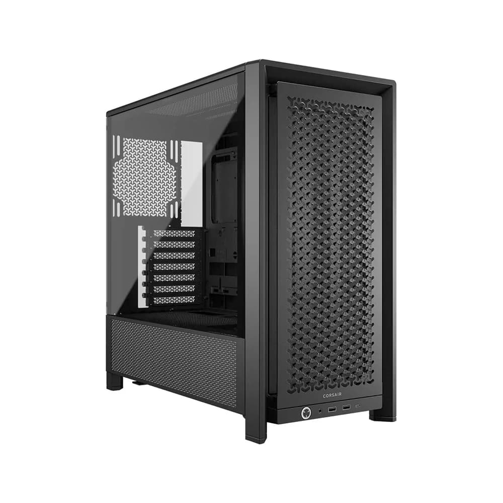 Corsair Frame 4000D Modular Mid-Tower PC Case Black, Tempered Glass, Dual 360mm radiator support, Back Connect Compatible