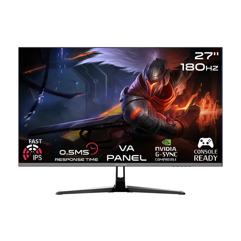 GAMEON GOPS27180VA Pro series Gaming Monitor Black, 27" FHD, 180Hz, MPRT 0.5ms, HDMI 2.1, Fast VA Panel (Supports PS5)