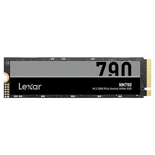Lexar NM790 4TB M.2 2280 PCIe Gen 4×4 NVMe SSD, 3000TBW, 7400MB/s Read, 6500MB/s¹ Write, M.2 2280 Form Factor