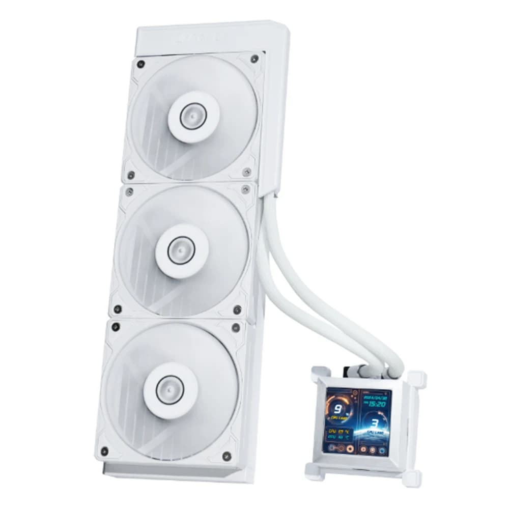 Lian Li Hydroshift II LCD-C 360N CPU Cooler with LCD White